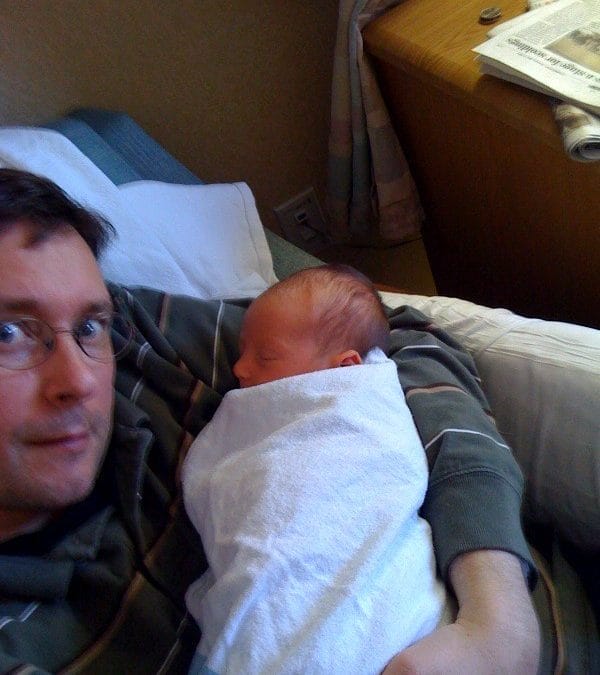 Dad loves his silly self portraits