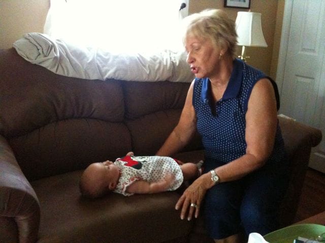 A quick stop at grandparents