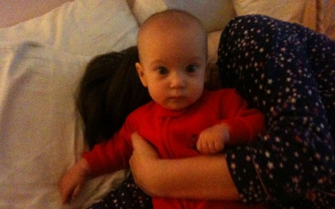 Merry christmas mommy, now wake up!
