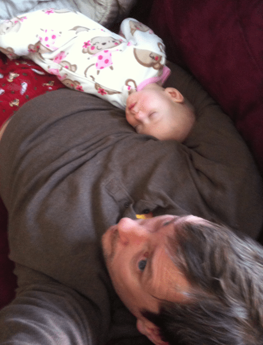 Dad napping