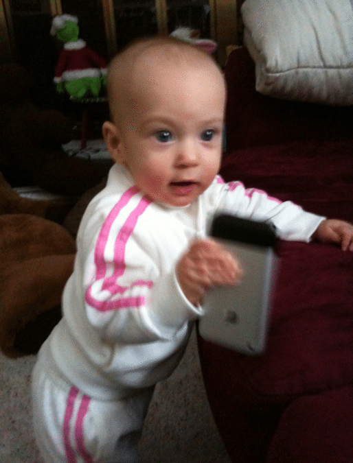 Look what mommy left lying around