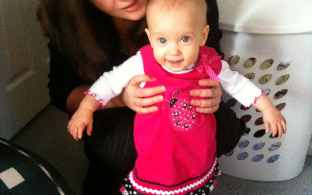 Maddy dressed for church