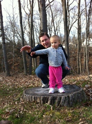 Playing in my yard