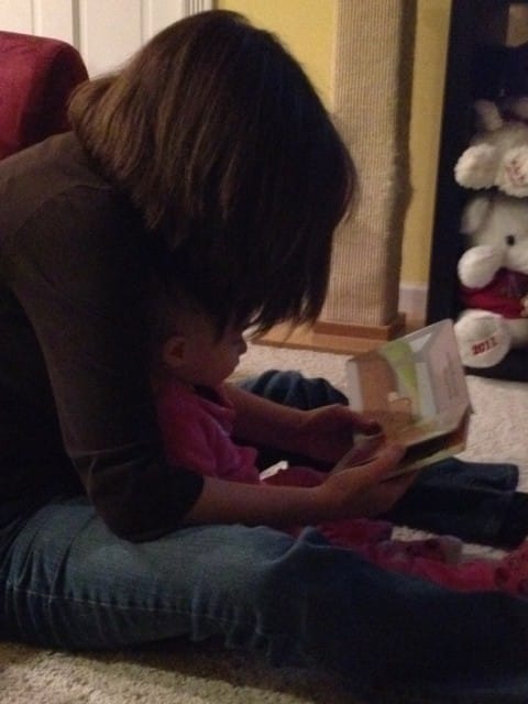 Story time with mom