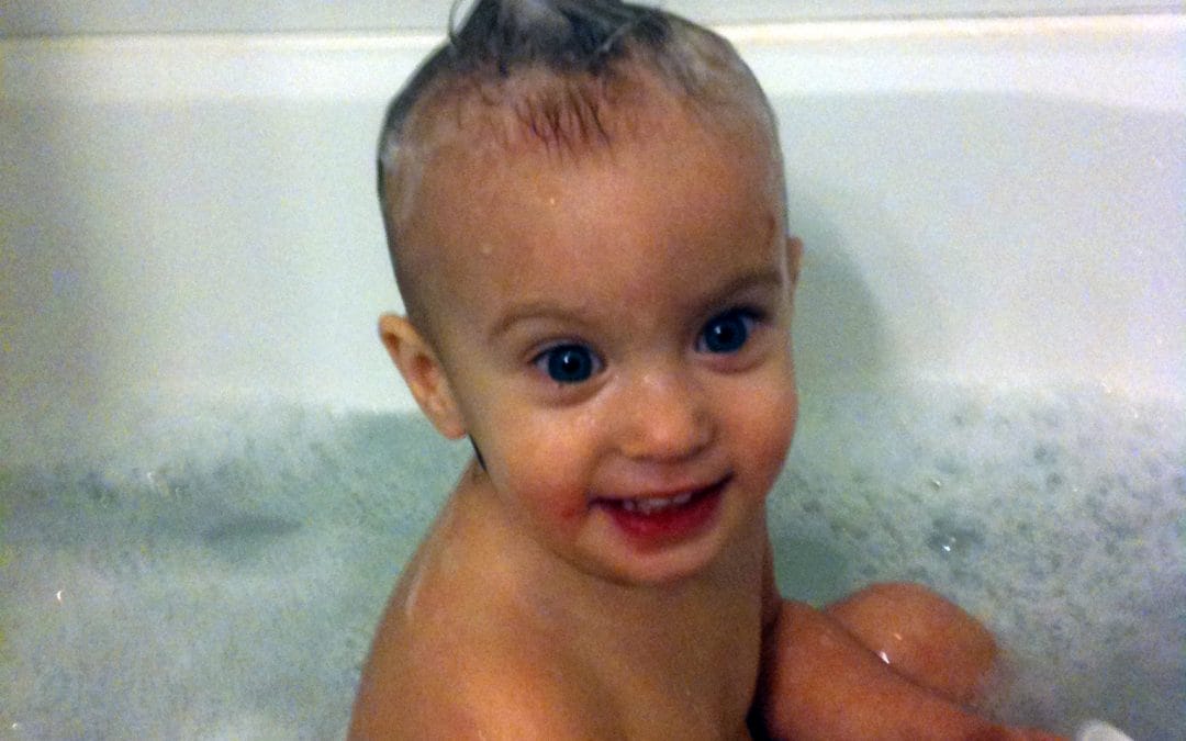 Bath time…I love bath time!