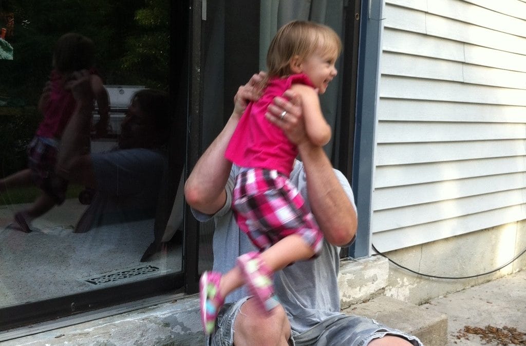Dad is fun!