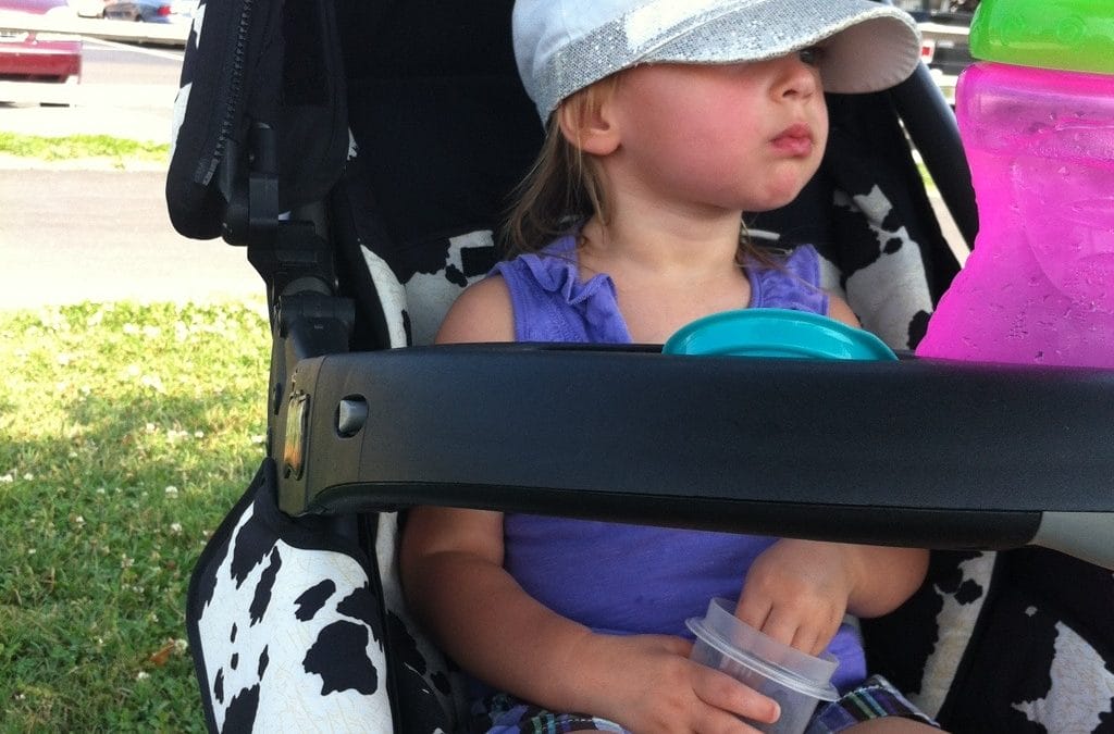 Snacking in the shade