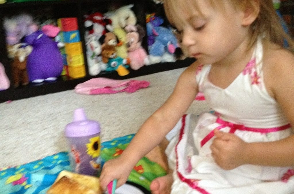 Carpet picnic dinner