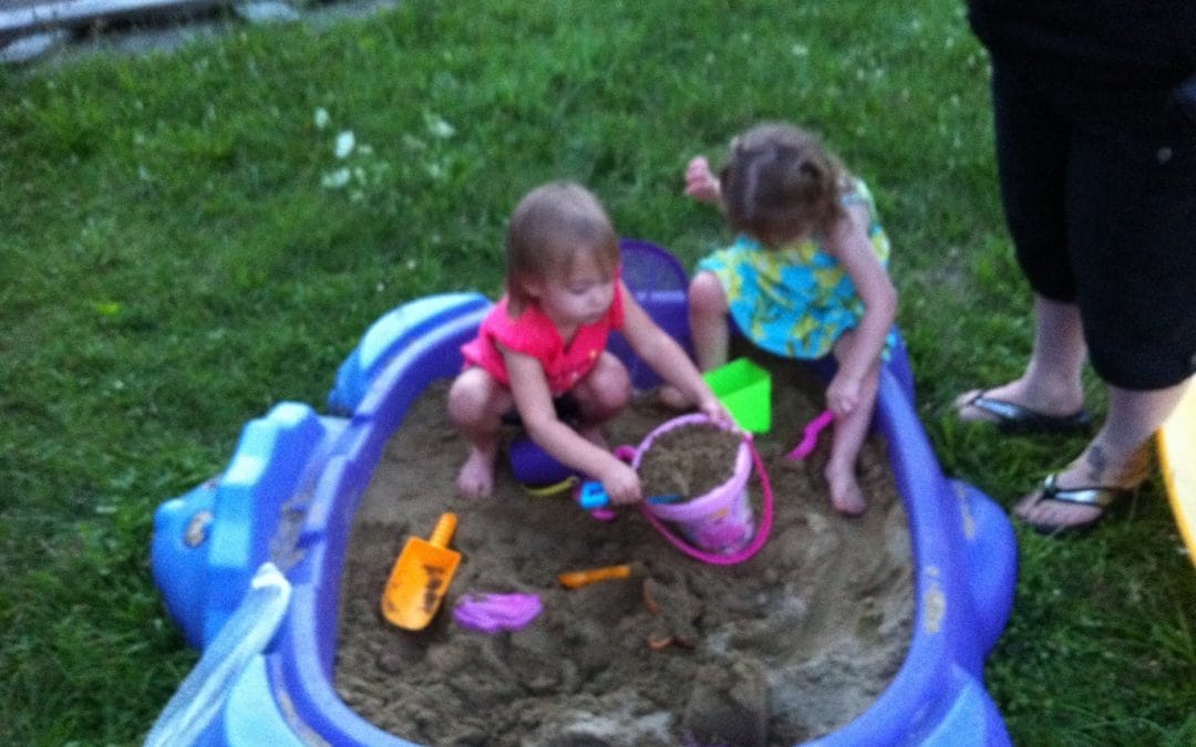 Nighttime in the sandbox