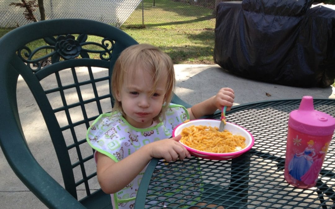 Eating outside