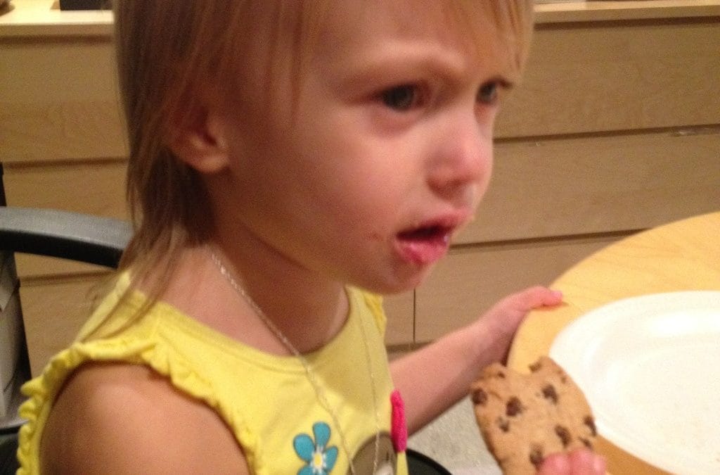 Mommy broke my cookie