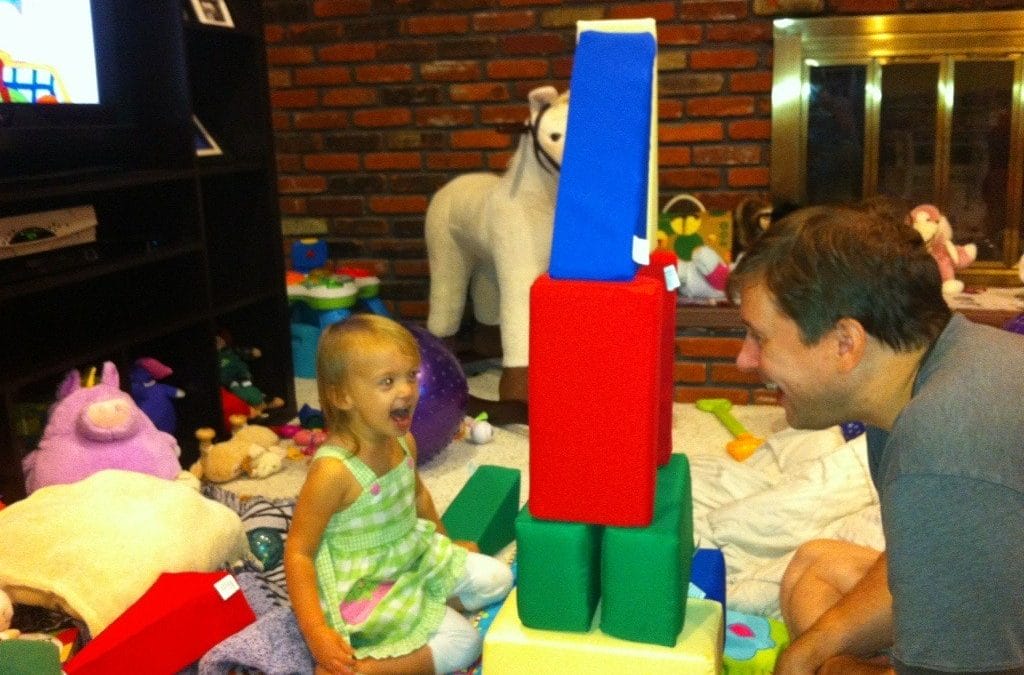 Castle-building with daddy