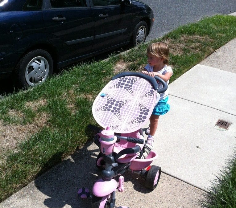 Pushing my trike