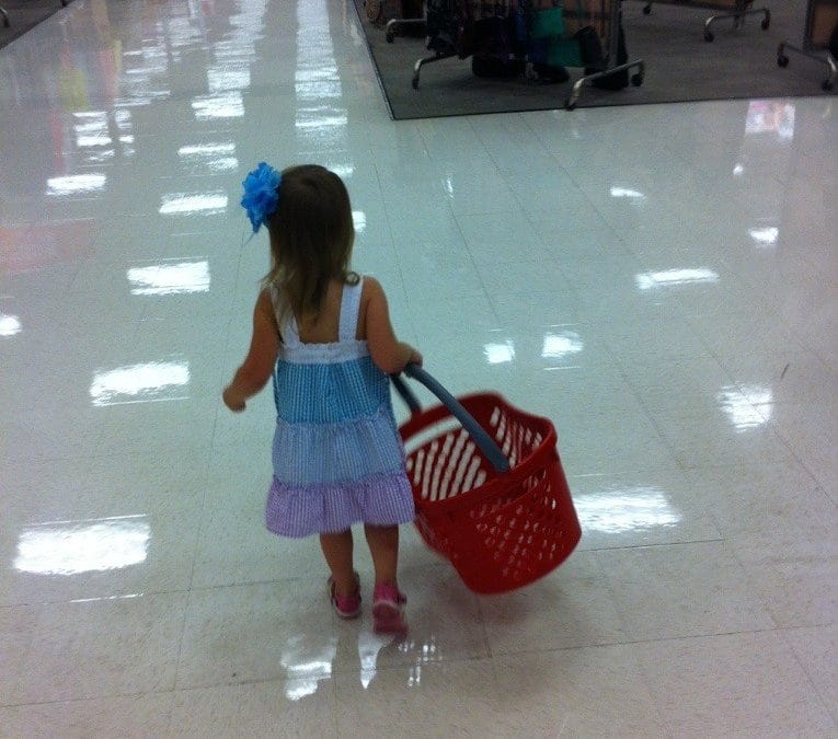 Shopping at Target