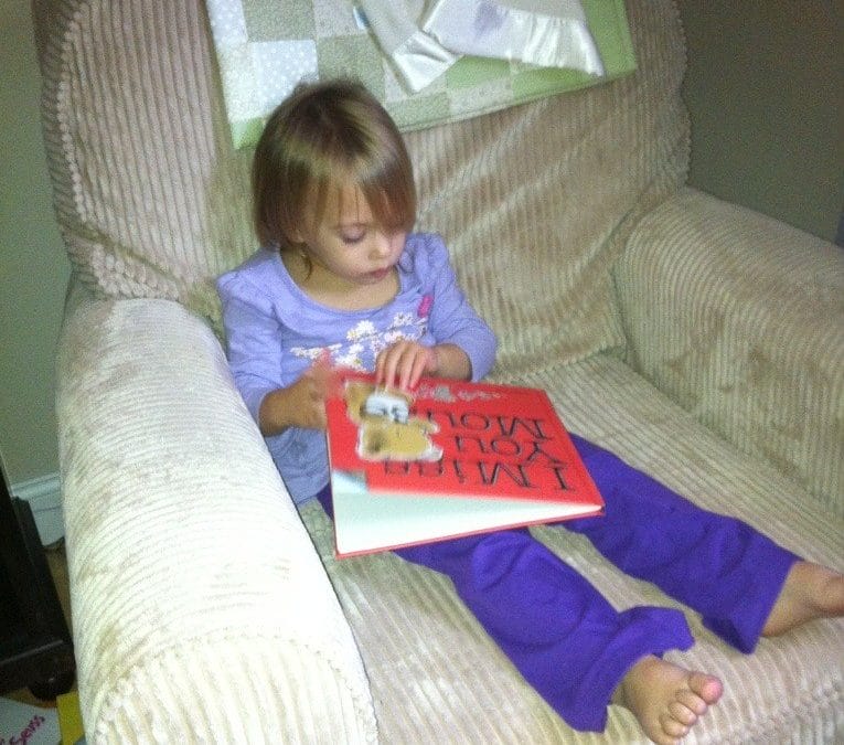Reading my book