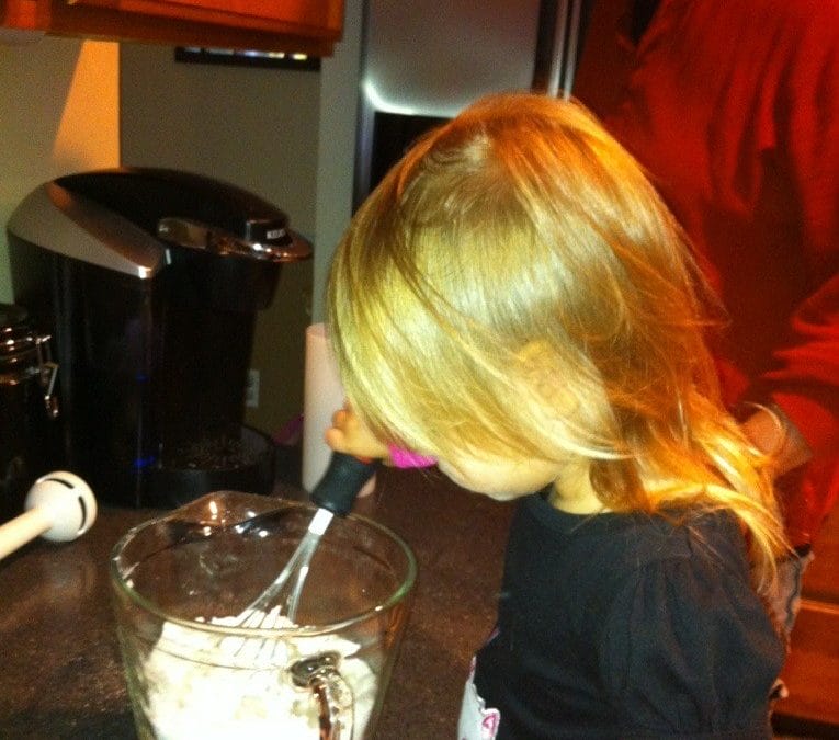 Making breakfast