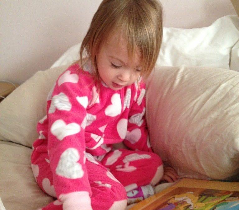 Reading my Pooh book