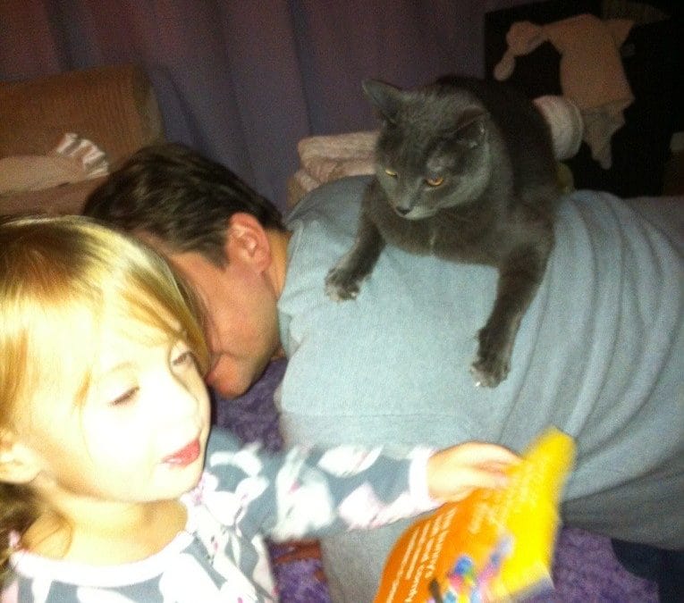 Reading to Charlie