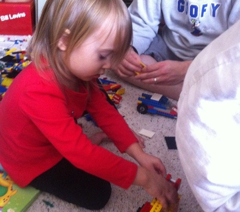 Lego time with daddy