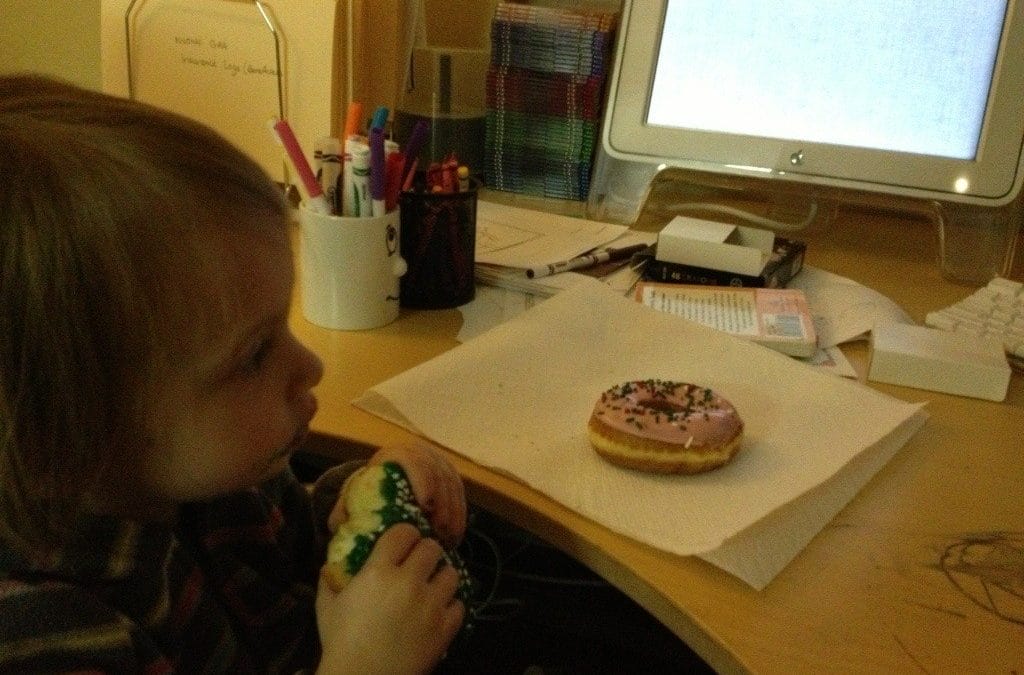 I got two donuts
