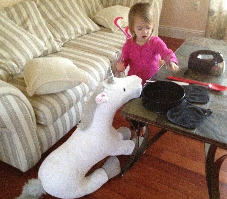 Cooking with my unicorn