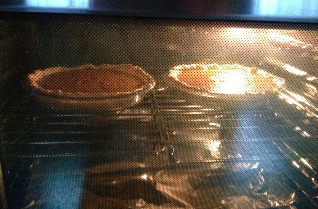 Dad and I made pies