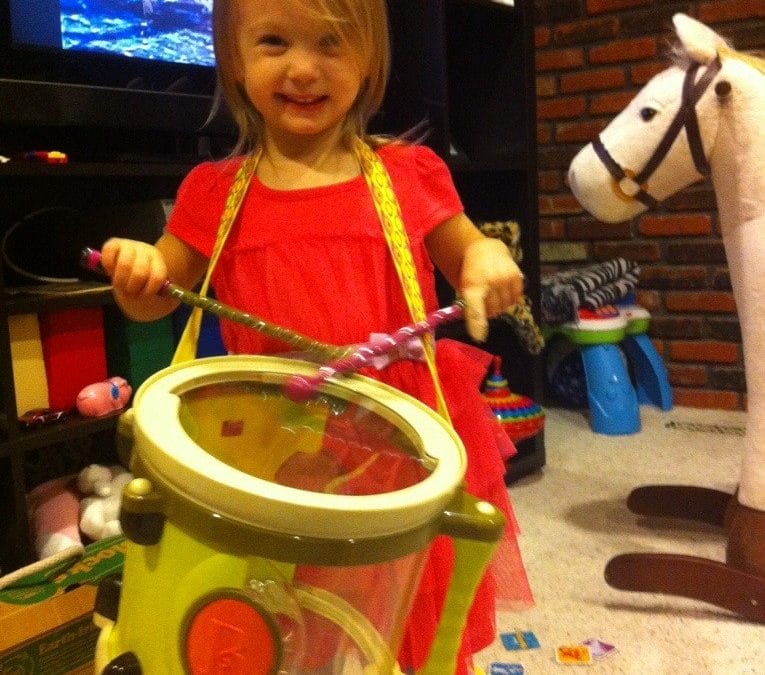 Little drummer girl