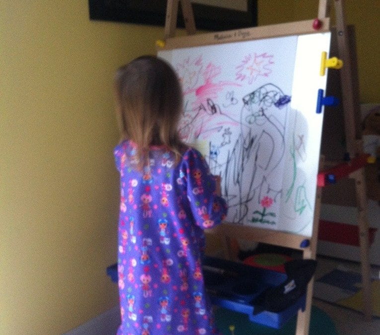 Budding artist