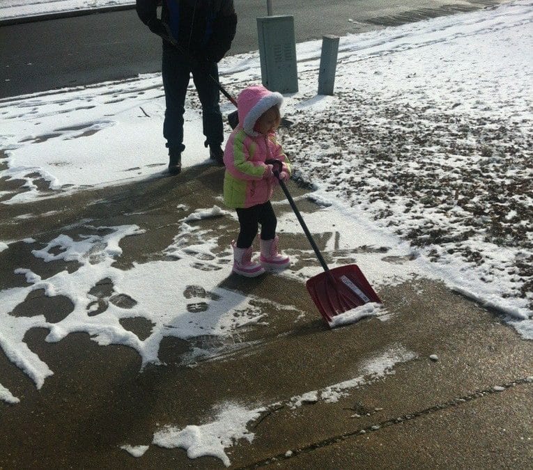 Shoveling