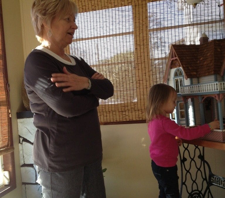 Visiting grandmom