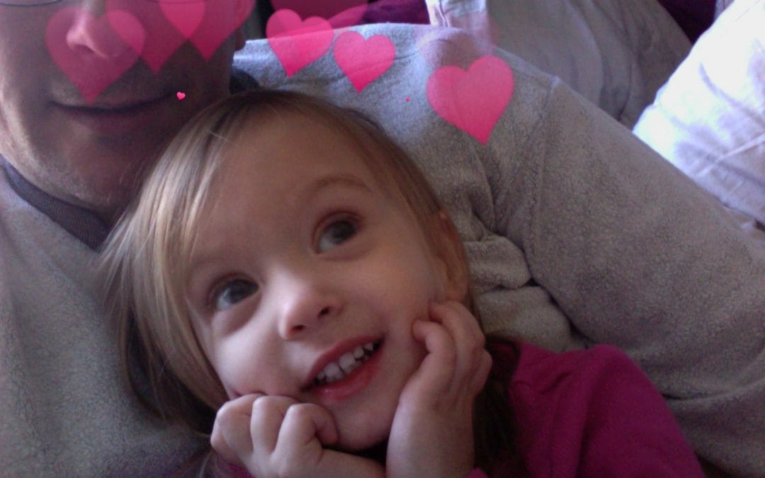 Photobooth fun with dad