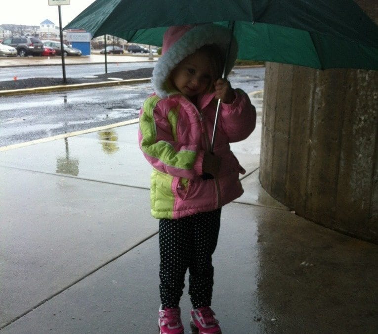 Walking in the rain