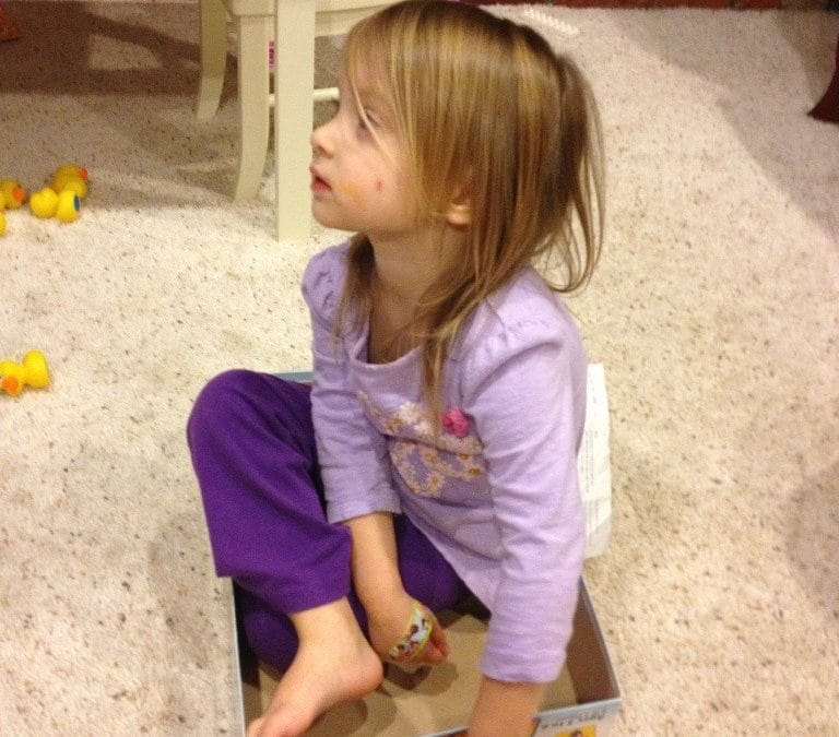 Maddy in the box