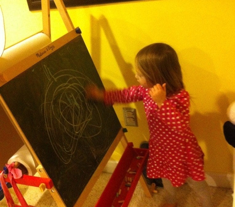 Artist at work