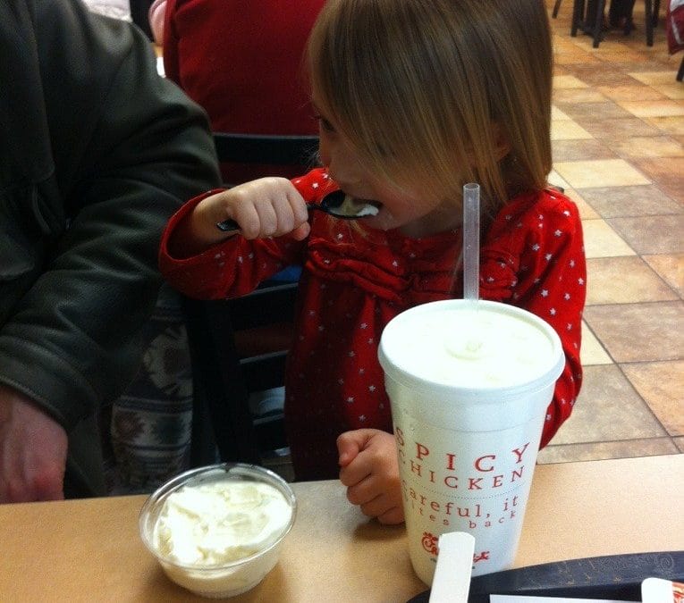 Ice cream for lunch