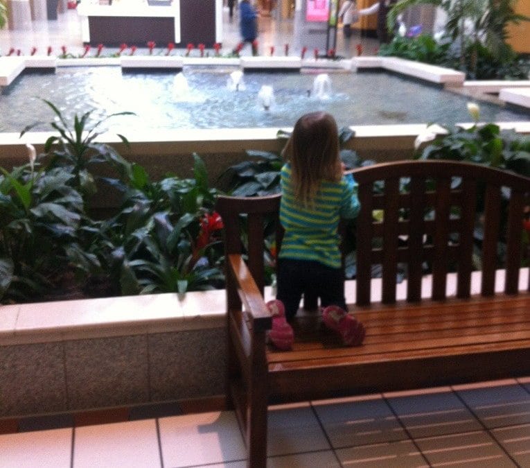 Enjoying the mall