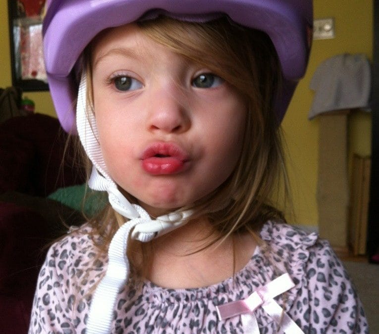 Princesses DO wear helmets