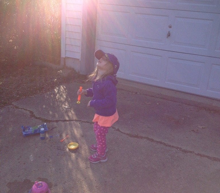 Blowing bubbles