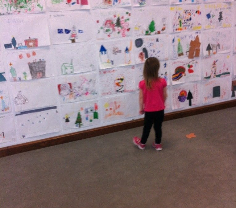 Unexpected art display