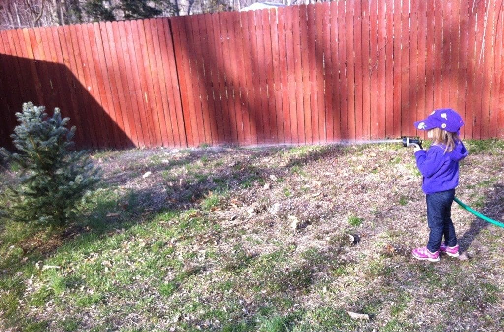 Watering Ernie