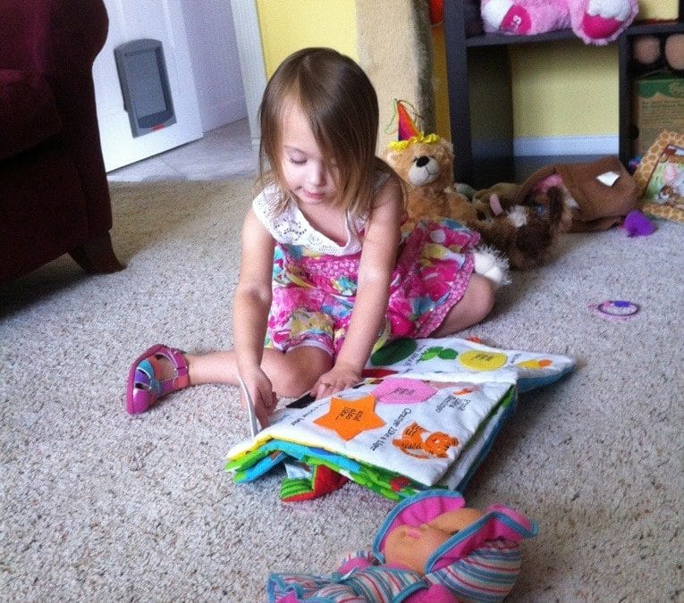 Reading to my doggy