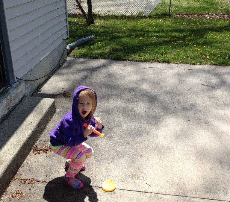 Blowing bubbles