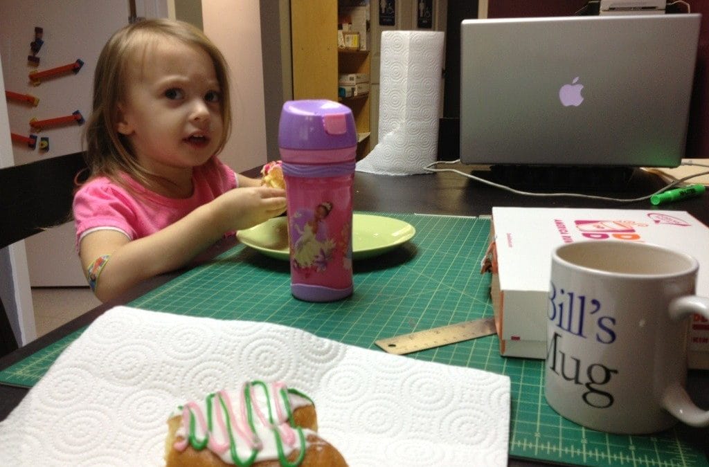 Snack at dad’s