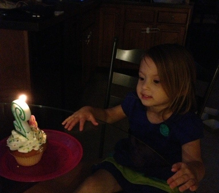 My last day as a two year old