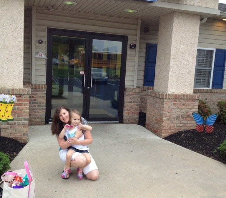 My first day of preschool