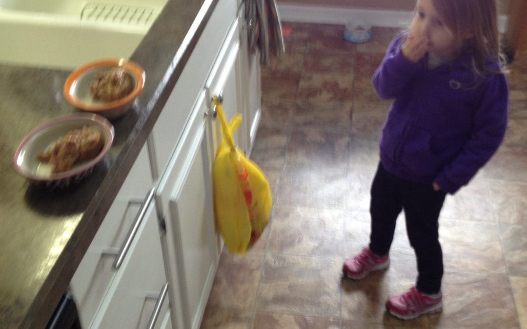 Helping dad