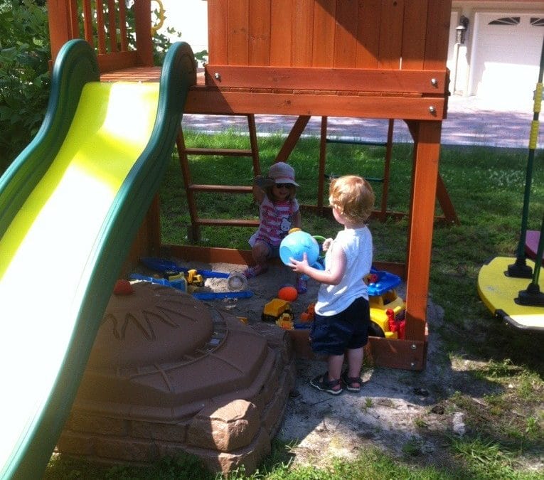 Fun at Teigan’s house