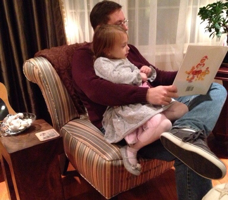 Daddy reading