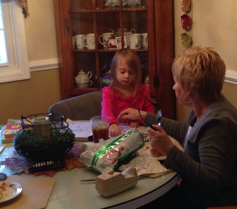 Visiting Grandmom & Poppy