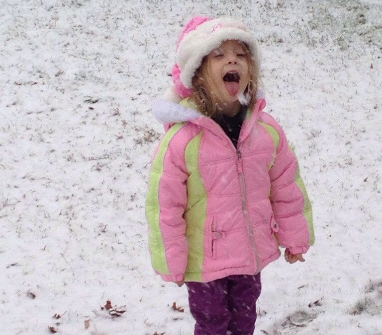 Catching snowflakes